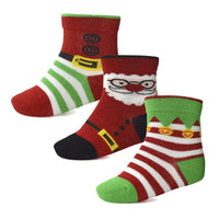 6 Pairs Family Christmas Cotton Rich Socks