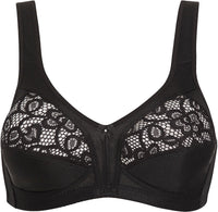 Naturana Womens Soft Cup Bra - Black