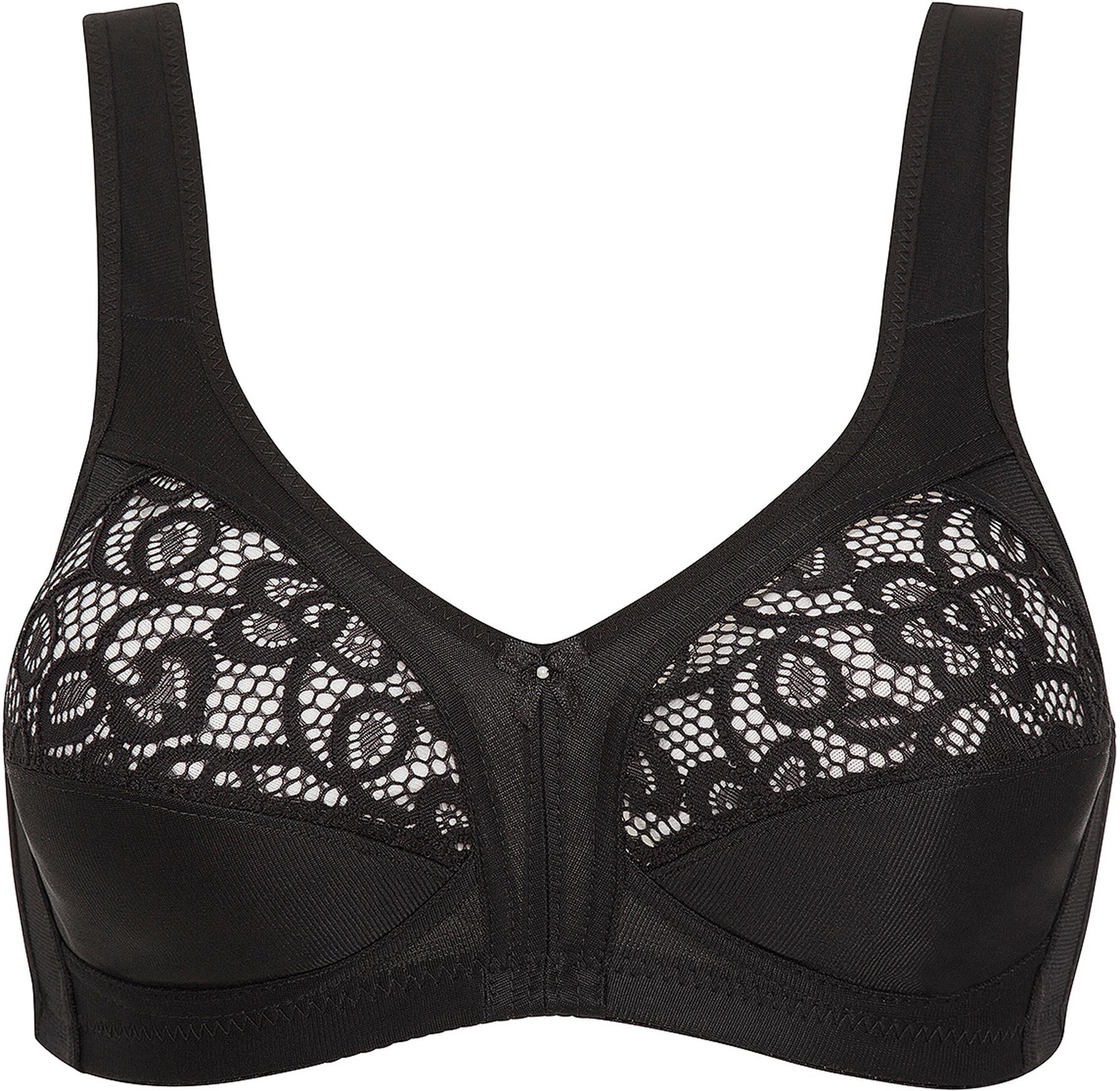Naturana Womens Soft Cup Bra - Black