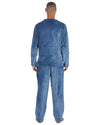 Cargo Bay Mens Polished Fleece Plain Pyjama Set