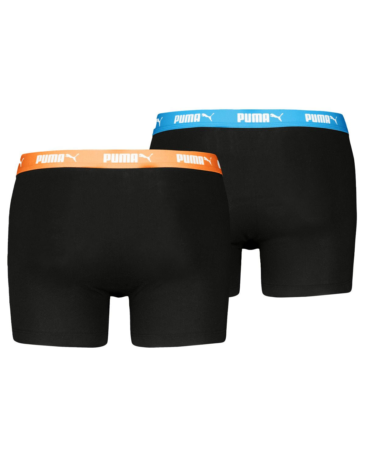 Puma Mens 2 Pack Everyday Cotton Stretch Boxers with Logo Waist Band