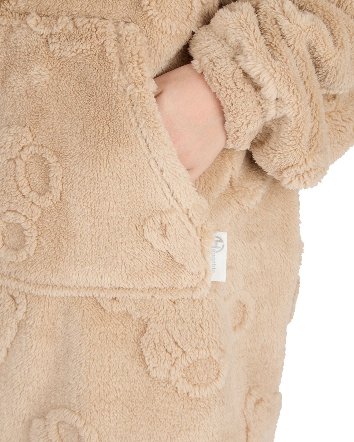 Huggable Kids Teddy Plush Fleece Hoodie