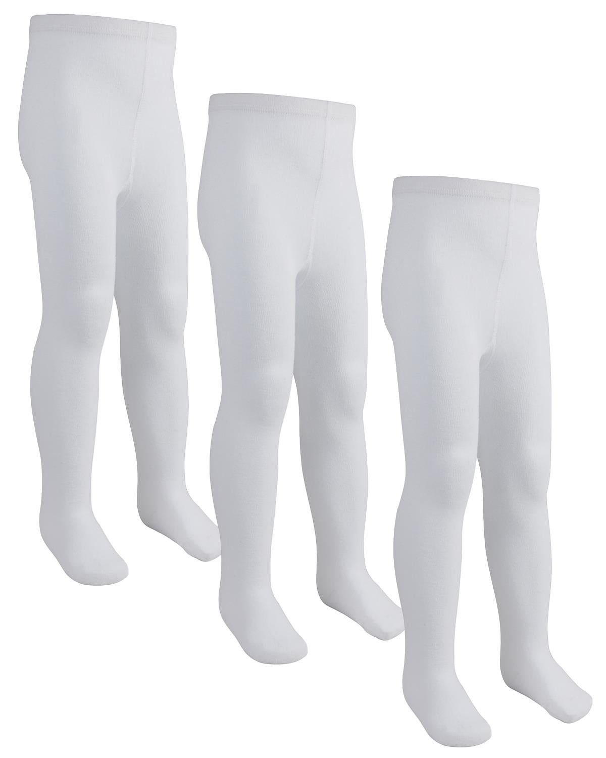 Girls 3 Pack Cotton Rich Tights