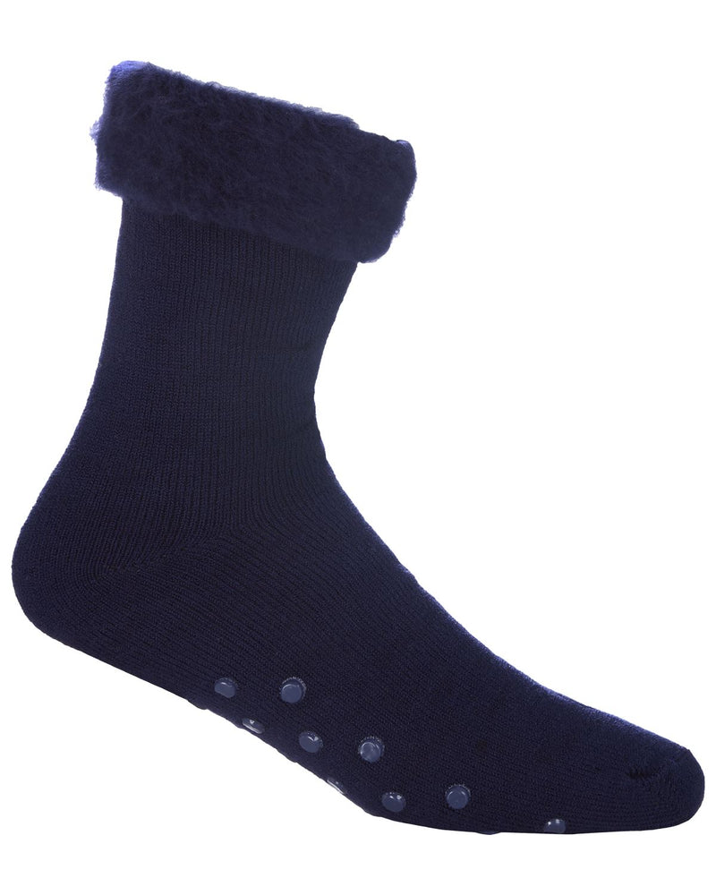 Pierre Roche Mens 3 Pack Cosy Bed Socks