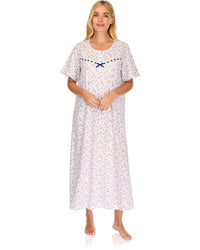 La Marquise Womens 'Velvet Rose' Short Sleeve Nightie