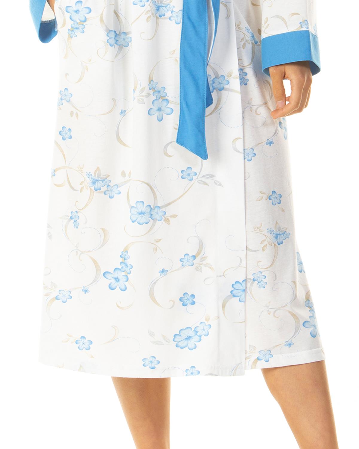 Lady Olga Womens Jersey Floral Dressing Gown Slumber Hut Lady Olga Womens Jersey Floral Dressing Gown Slumber Hut