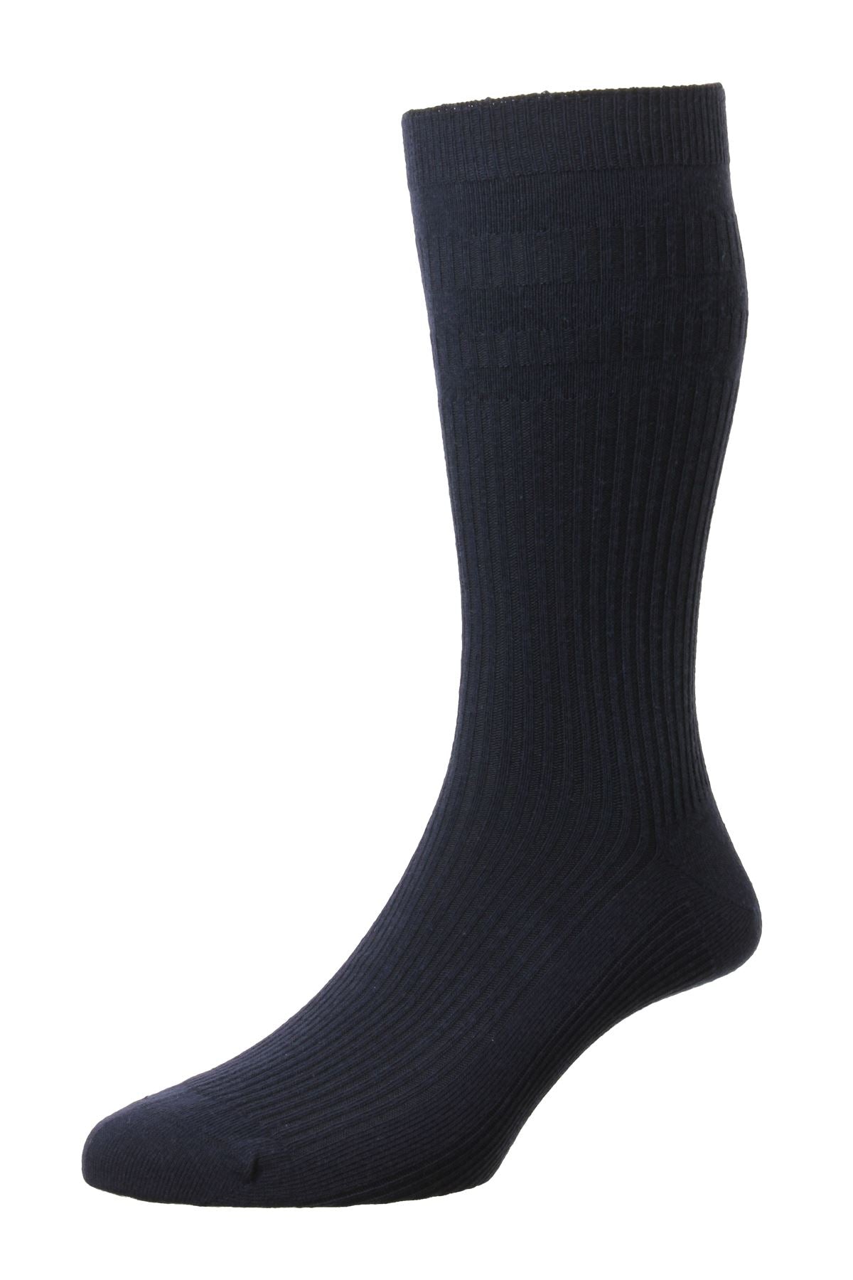 HJ Hall Mens Cotton Extra-Wide Softop Socks - 1 Pair