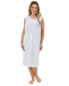 Marlon Womens Harvest Floral 42" Sleeveless Nightie