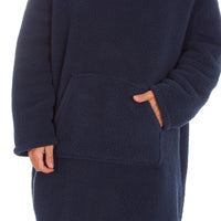 Huggable Mens Borg Fleece Oversized Hoodie