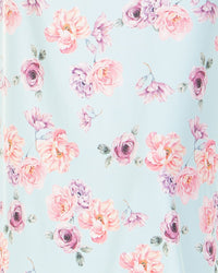 La Marquise Womans Silkyknit Floral Garden Kaftan