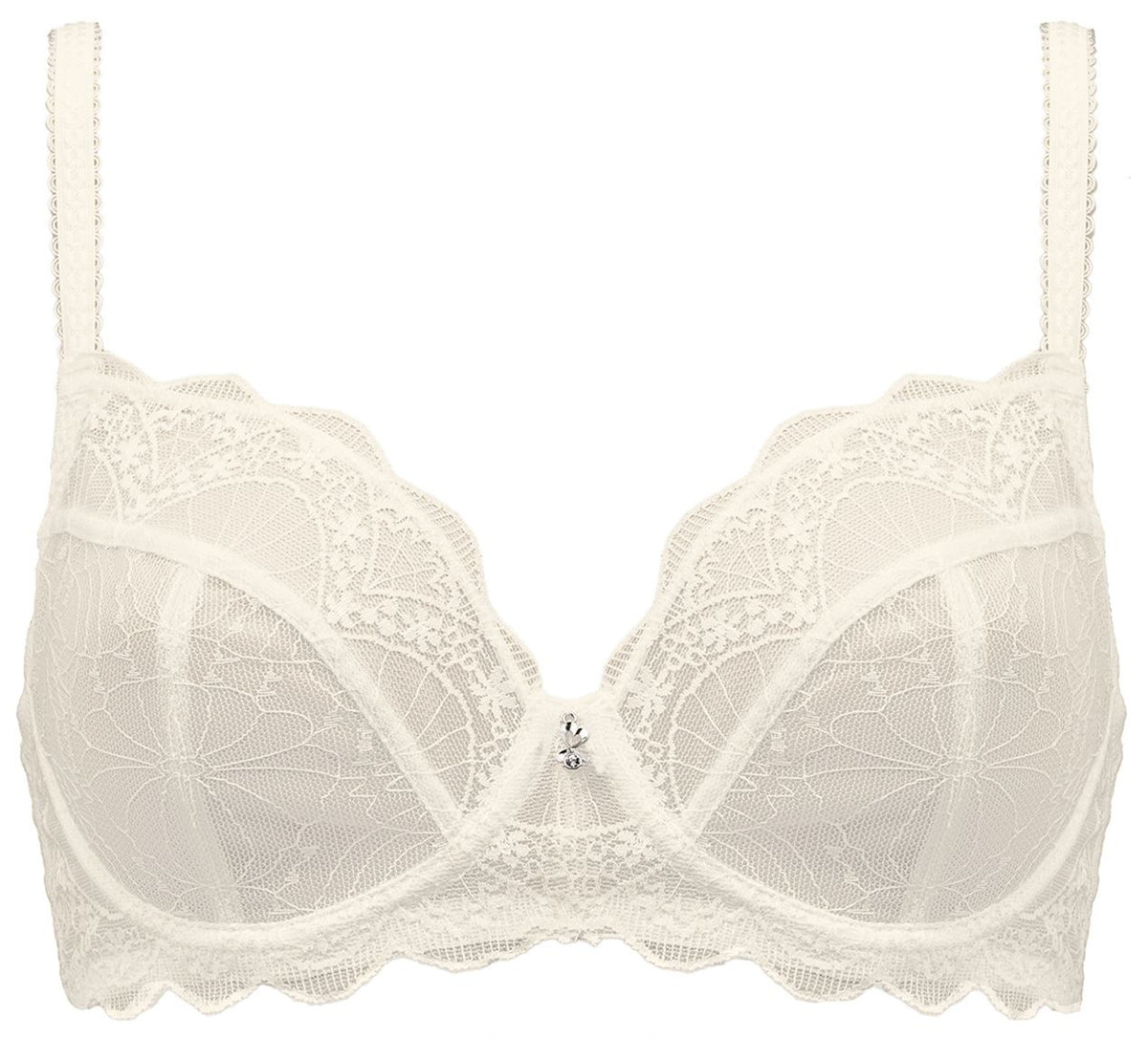 Cybèle Womens Lace Balcony Bra