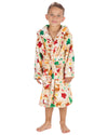 Huggable Kids Christmas Hooded Dressing Gown