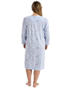 Marlon Womens Bouquet Pastel 45" Long Sleeve Nightdress