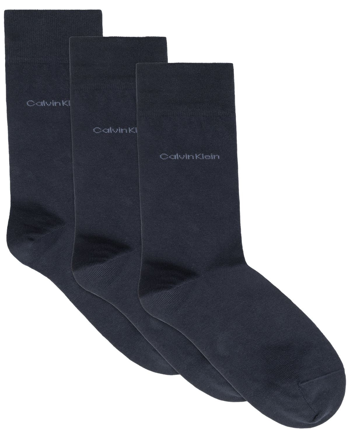 Calvin Klein Mens 3 Pack Dress Socks