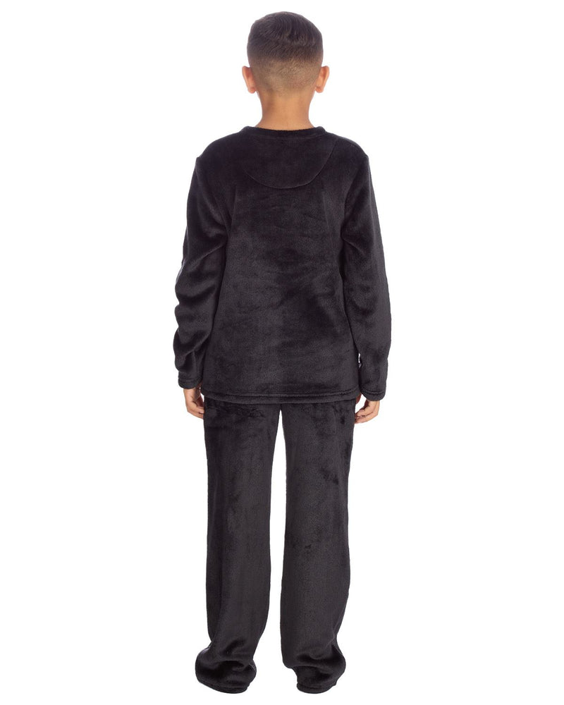 Cargo Bay Boys Polished Fleece Plain Pyjamas