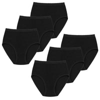 Anucci Womens Lace Trim Full Briefs