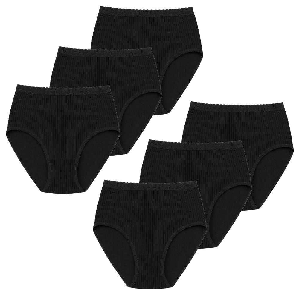 Anucci Womens Lace Trim Full Briefs