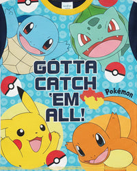 Pokémon Boys Pikachu Gotta Catch 'Em All Pyjamas