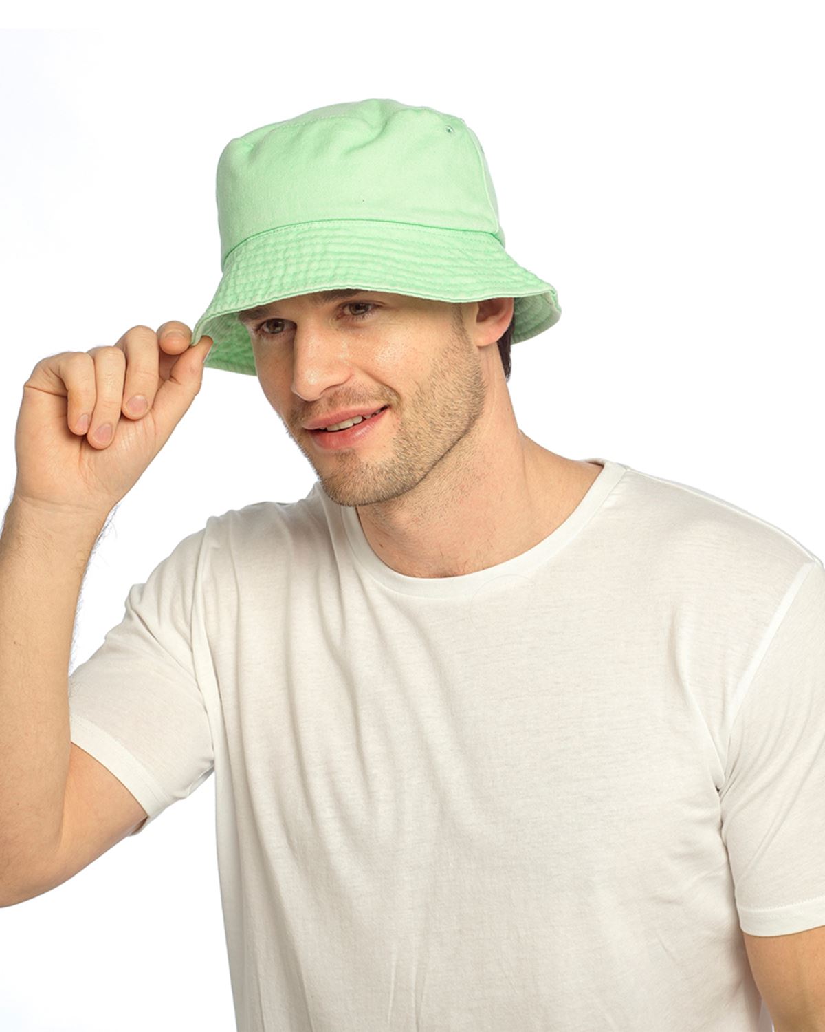 Adults Stonewash Bucket Hat