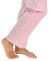 Slenderella Womens Ditsy Floral Tailored Jersey Pyjamas