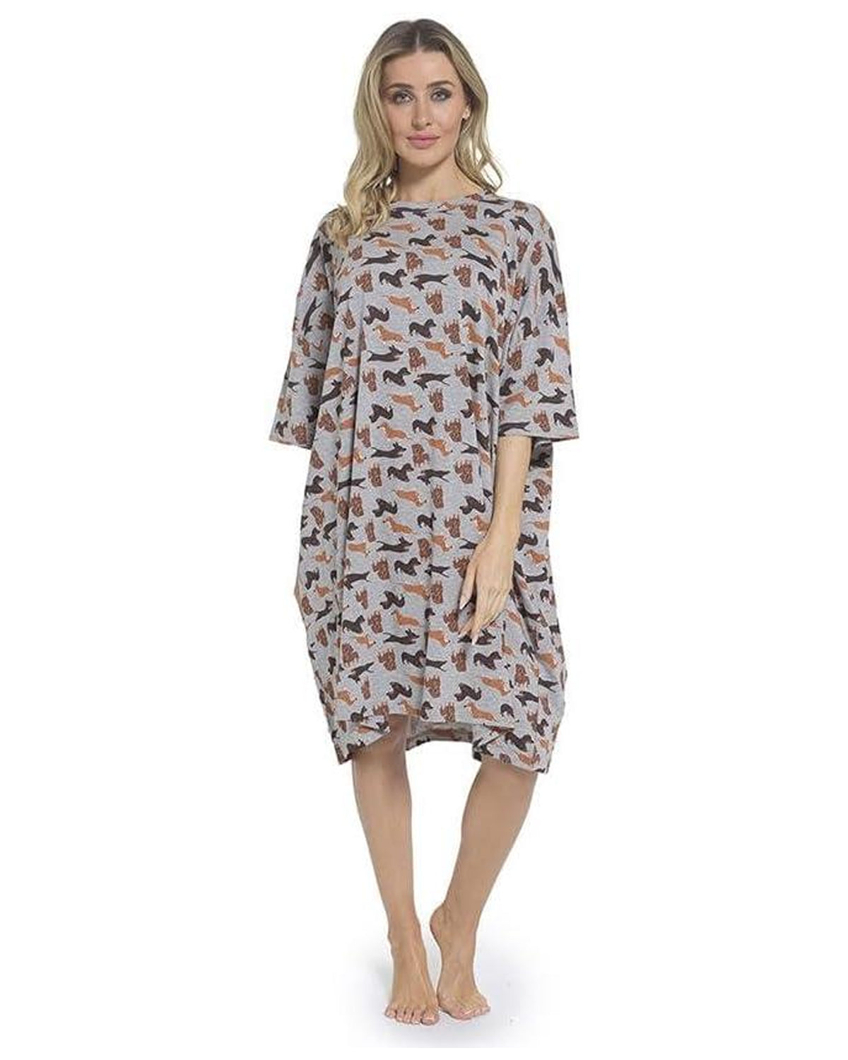 Slumber Party Womens Oversized Sleep T-Shirt