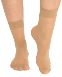 Foxbury Womens 10 Pack 15 Denier Ankle Socks