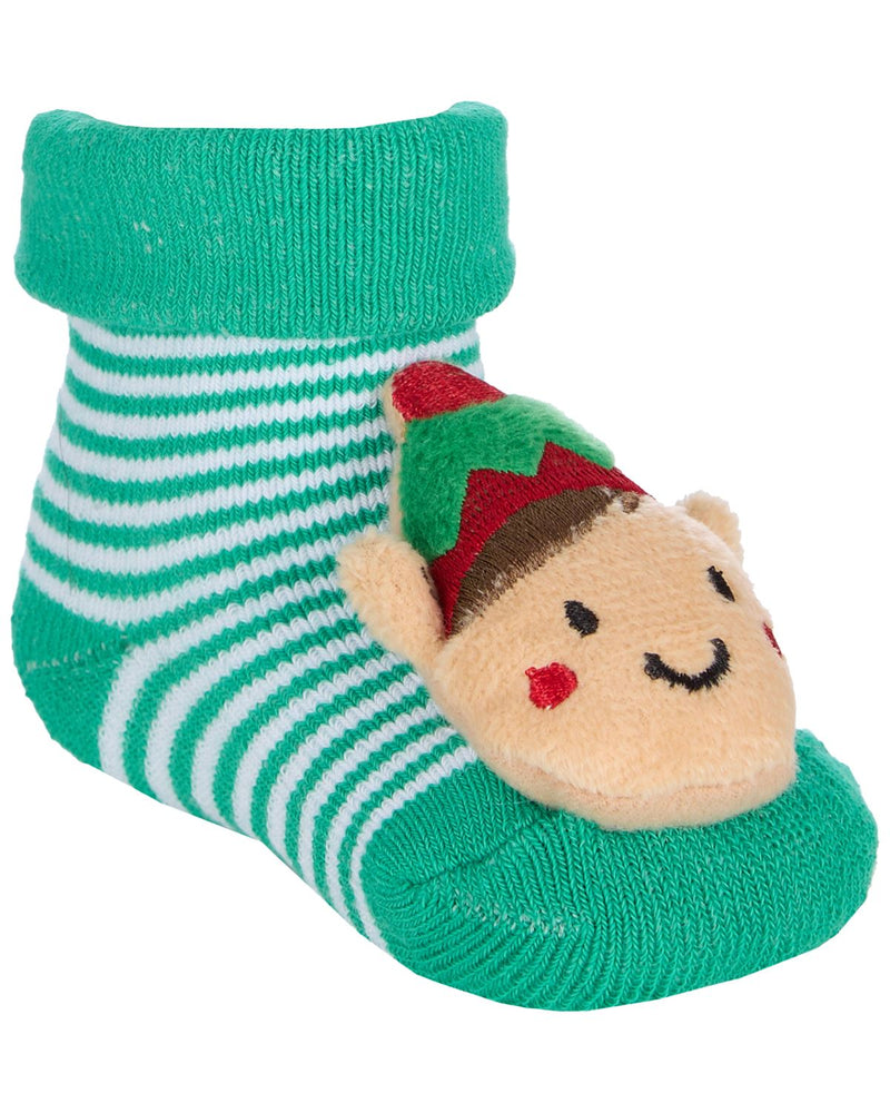 Festive Socks 3 Pack Novelty Baby Christmas Socks