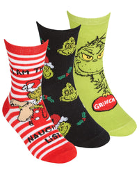 6 Pairs Grinch Christmas Socks